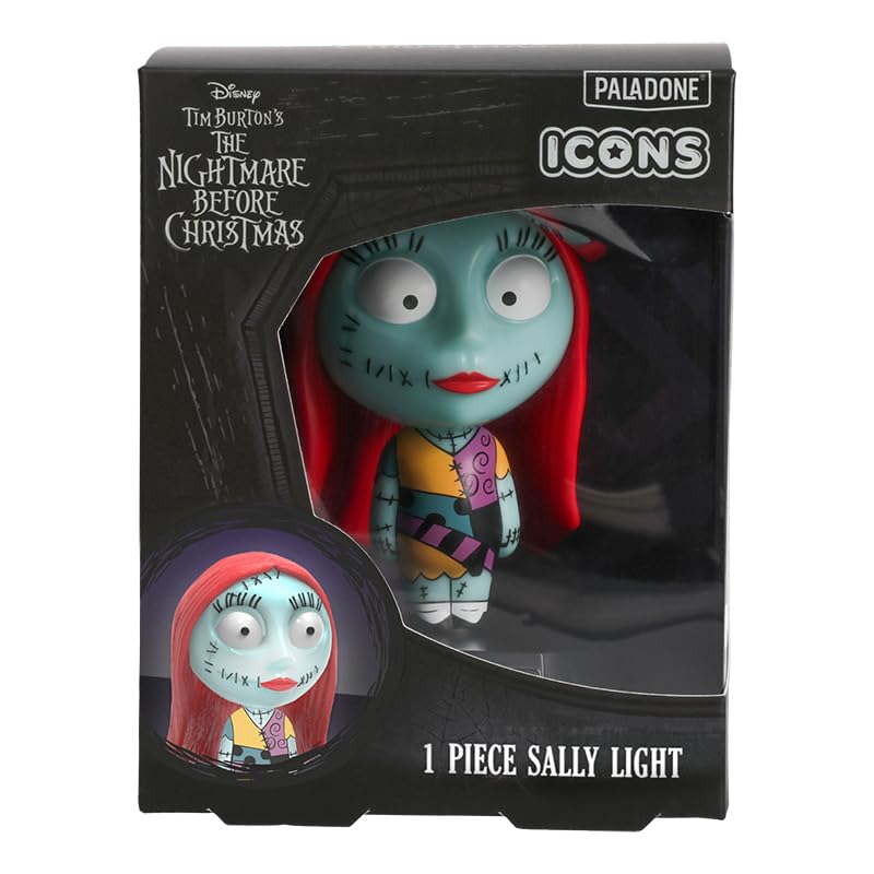 Paladone Sally Icon Light - Officially Licensed Nightmare Before Christmas Merchandise, Collectible Gift for Film Fans, Spooky Halloween Decor, Battery Powered, (10 cm