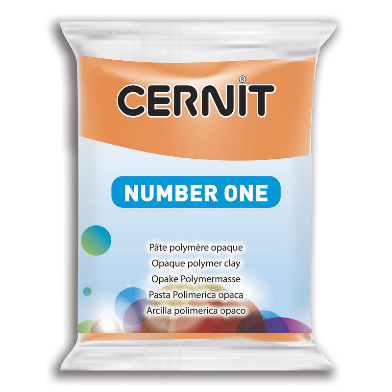 CERNIT CE0900056752 Nummer eins Lehm 56 G, orange, 7 x 5.5 x 1.5 cm