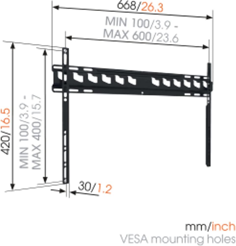 Vogel's TV STEUN FLAT MA4000 40-80
