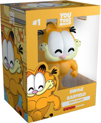 Youtooz Swole Garfield Vinyl Figure, 4.5" Youtooz Garfield Collectible, Highly Detailed Swole Garfield by Youtooz Garfield Collection