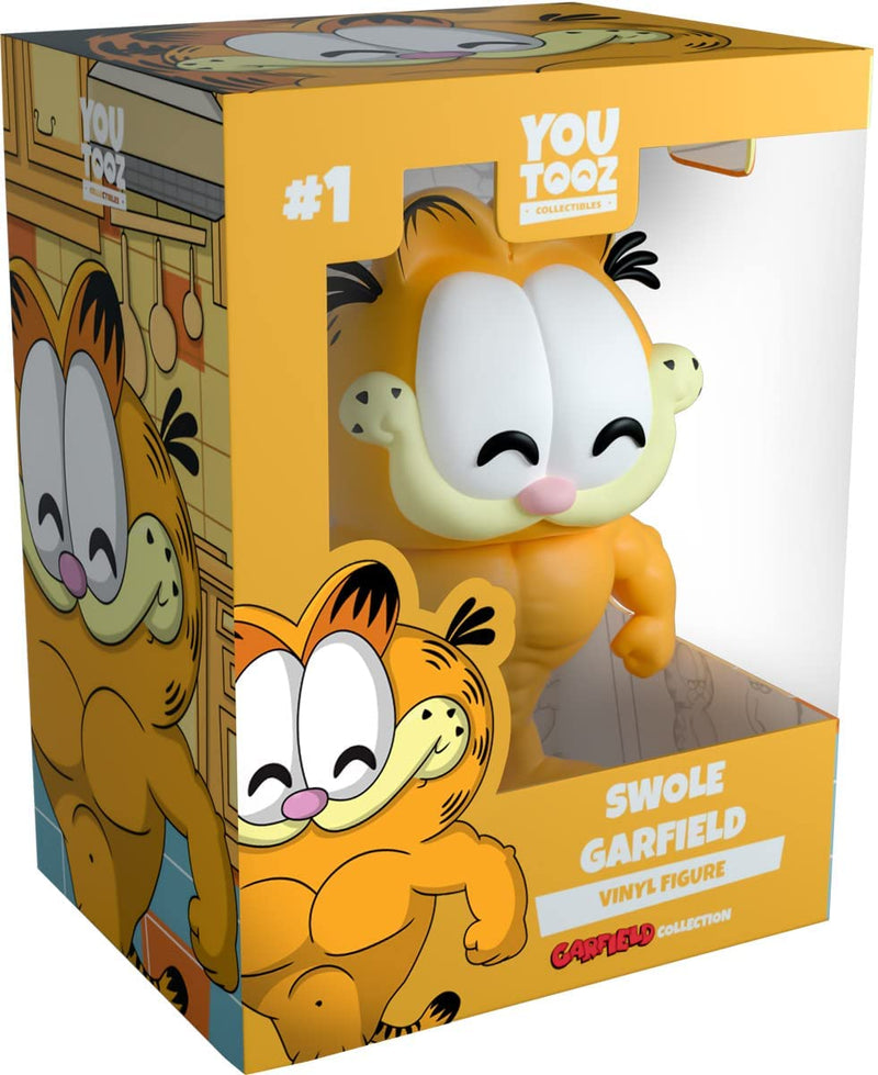 Youtooz Swole Garfield Vinyl Figure, 4.5" Youtooz Garfield Collectible, Highly Detailed Swole Garfield by Youtooz Garfield Collection
