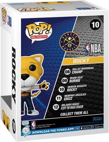 Funko Pop! NBA: Mascots - Denver - Rocky the Mountain Lion - NBA Mascots - Collectable Vinyl Figure - Gift Idea - Official Merchandise - Toys for Kids & Adults - Sports Fans