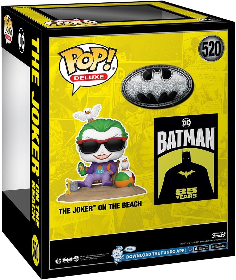Funko Pop! Deluxe: BM 85th - the Joker - (Beach) - Batman 1989 - Collectable Vinyl Figure - Gift Idea - Official Merchandise - Toys for Kids & Adults - Movies Fans - Model Figure for Collectors