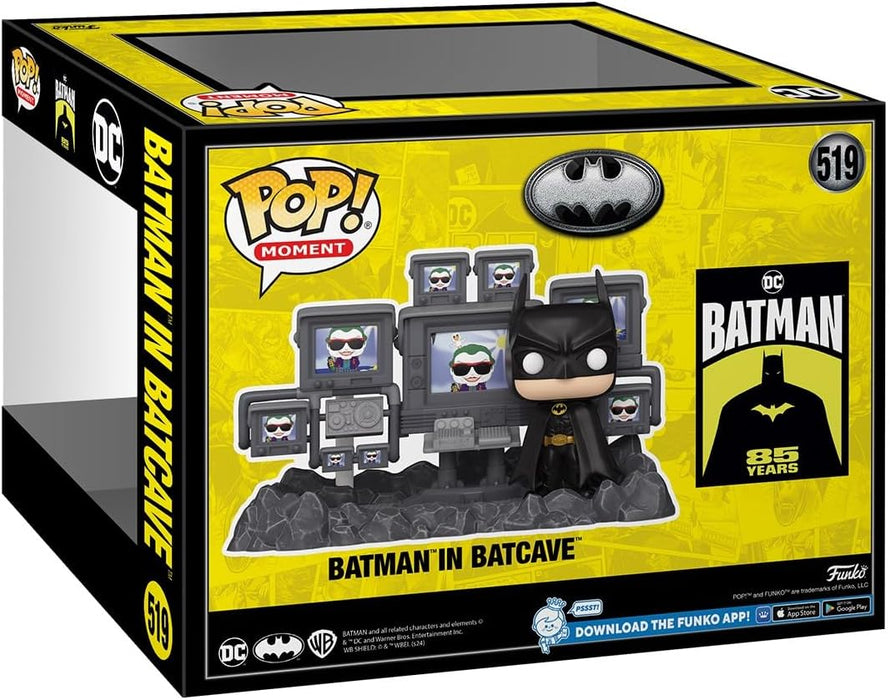 Funko Pop! Moments: BM 85th - Batman In Batcave - Batman 1989 - Collectable Vinyl Figure - Gift Idea - Official Merchandise - Toys for Kids & Adults - Movies Fans - Model Figure for Collectors