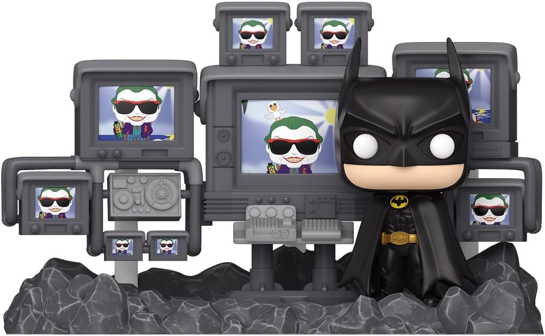 Funko Pop! Moments: BM 85th - Batman In Batcave - Batman 1989 - Collectable Vinyl Figure - Gift Idea - Official Merchandise - Toys for Kids & Adults - Movies Fans - Model Figure for Collectors