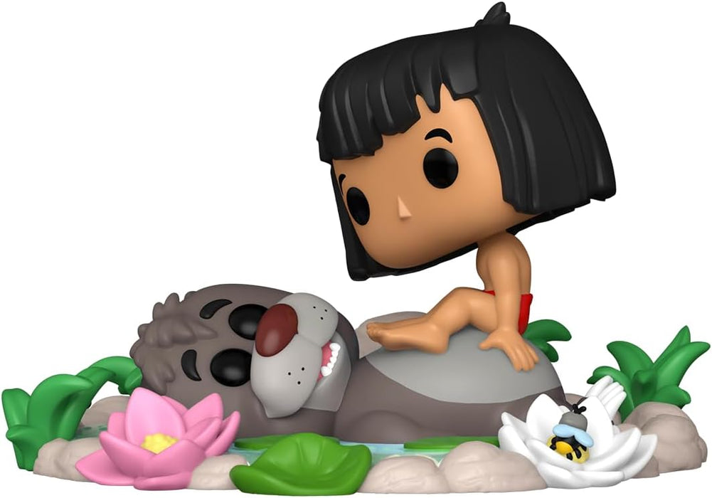 Funko Pop! Moment: TJB – Baloo Bear & Mowgli - Jungle Book - Collectable Vinyl Figure - Gift Idea - Official Merchandise - Toys for Kids & Adults - Movies Fans - Model Figure for Collectors