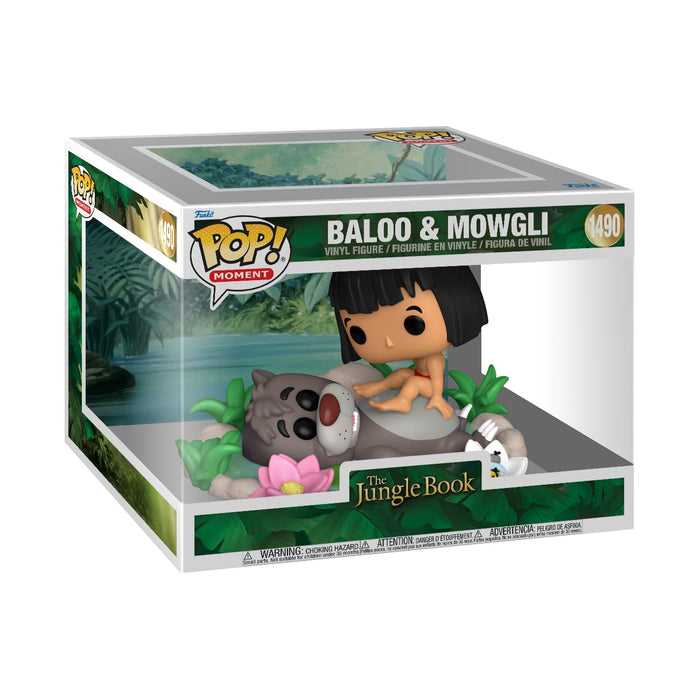 Funko Pop! Moment: TJB – Baloo Bear & Mowgli - Jungle Book - Collectable Vinyl Figure - Gift Idea - Official Merchandise - Toys for Kids & Adults - Movies Fans - Model Figure for Collectors