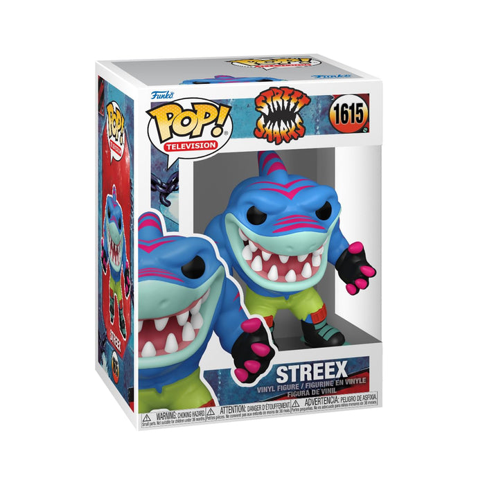 Funko Pop! TV: Street Sharks - Streex - Collectable Vinyl Figure - Gift Idea - Official Merchandise - Toys for Kids & Adults - Ad Icons Fans - Model Figure for Collectors and Display