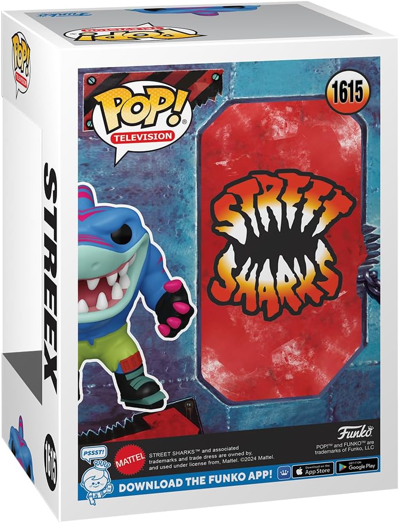 Funko Pop! TV: Street Sharks - Streex - Collectable Vinyl Figure - Gift Idea - Official Merchandise - Toys for Kids & Adults - Ad Icons Fans - Model Figure for Collectors and Display