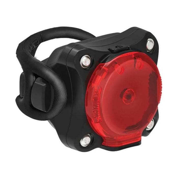 Lezyne Zecto Drive Rear Bicycle Light, Flashing Day Time Mode, Road, Mountain, Gravel Bike, Red LED, USB Rechargeable