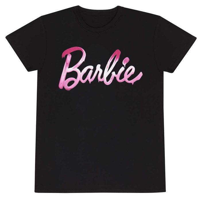 Heroes Inc. Barbie T-Shirt | Womens Barbie Tshirt | Boys' Hoodies | Black 100% Cotton Tee | Official Barbie Merchandise
