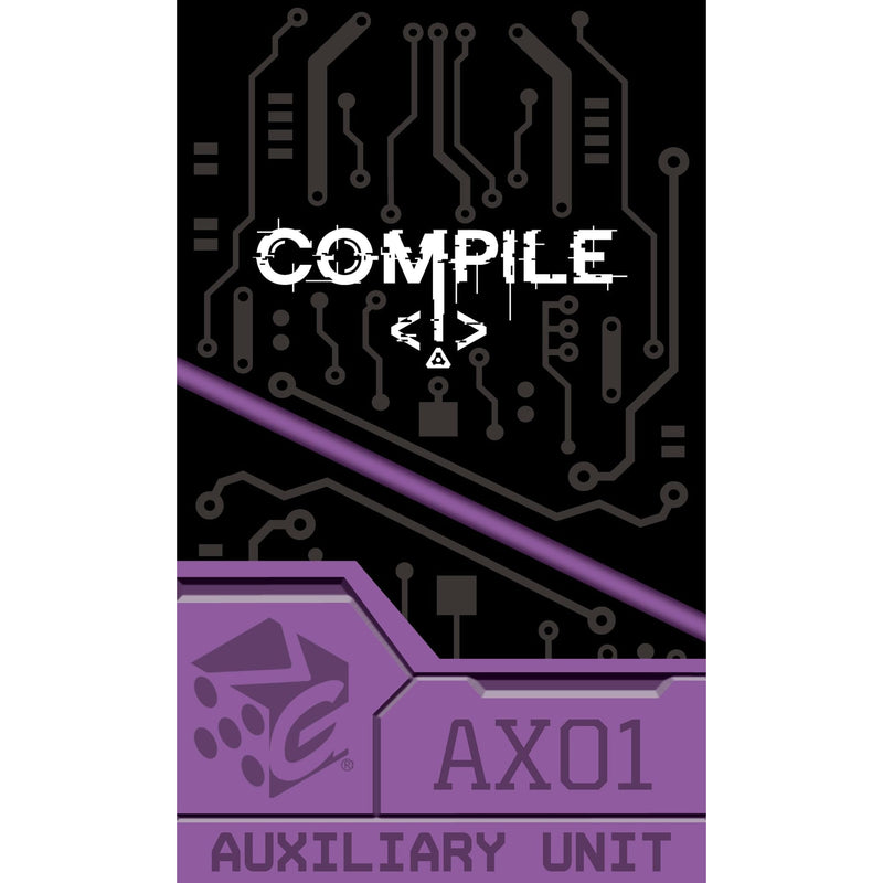 Greater Than Games: Compile: Aux 1, Juego de cartas de expansión, unidad auxiliar, estrategia de control de área, 3 protocolos nuevos, juega como IA, a partir de 14 años, 2 jugadores