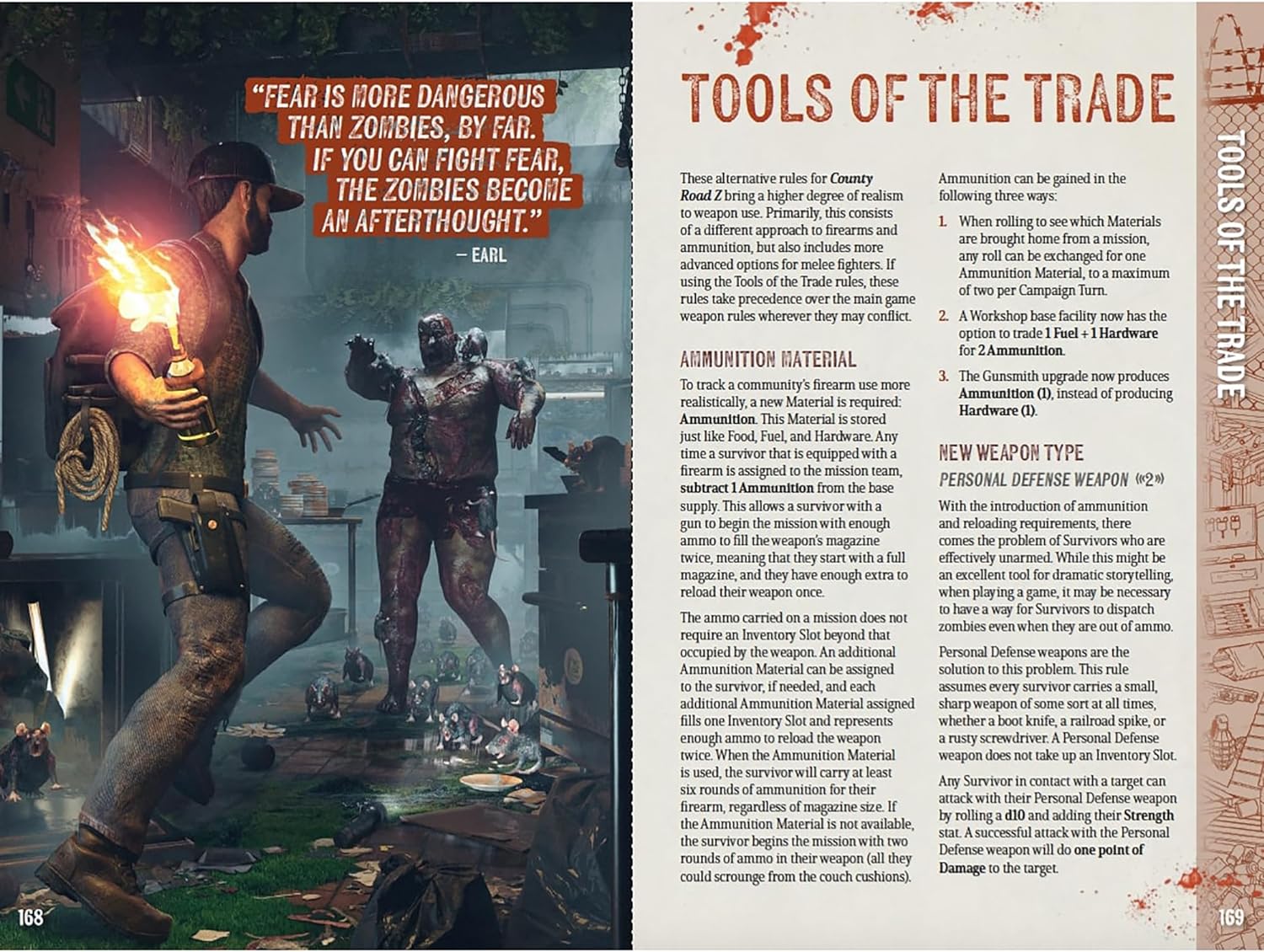 Modiphius Entertainment: County Road Z: Core Rulebook - Hardcover RPG Book, Rural Survival in The Zombie Apocalypse, 184pgs, Solo Tabletop Roleplaying