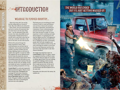 Modiphius Entertainment: County Road Z: Core Rulebook - Hardcover RPG Book, Rural Survival in The Zombie Apocalypse, 184pgs, Solo Tabletop Roleplaying