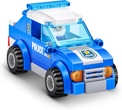 Max Build More 83164 Max Adventure Playset, Police Chase (121 pieces), Small (125 Blocks