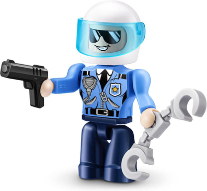 Max Build More 83164 Max Adventure Playset, Police Chase (121 pieces), Small (125 Blocks