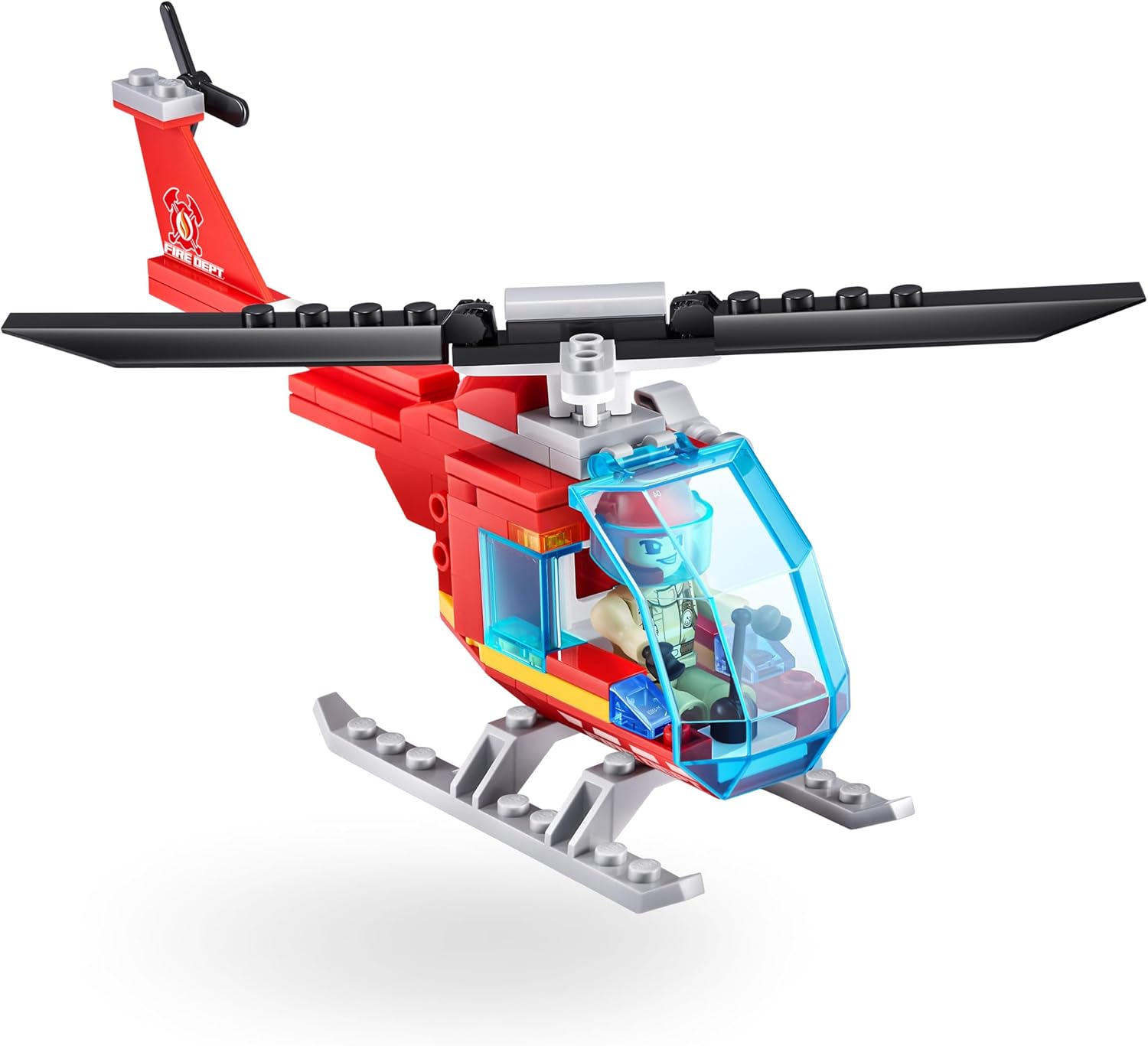 MAX Adventure Fire Rescue Playset (245 pieces) Building Bricks Toys For Kids 5+ Create Vehicles and More Unbox Discover, Major Brand Compatible Fire Rescue (245 Pieces)