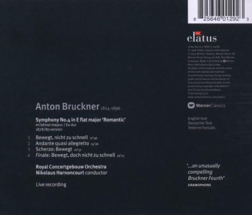 Symphony No. 4 'Romantic' (Harnoncourt, Royal Concertgebouw)