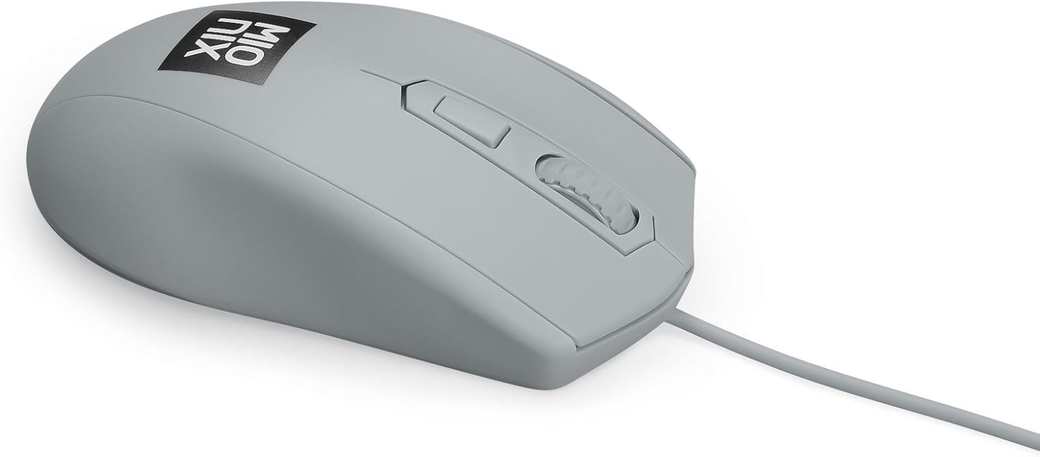Mionix Avior Shark Fin Ambidextrous Optical Gaming Mouse (Grey) /PC