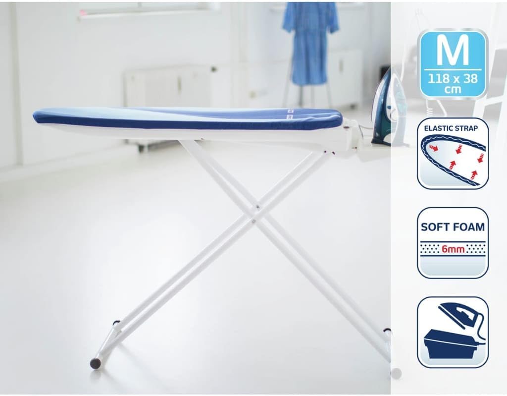 Leifheit - Air Active Medium Replacement Cover 118 x 38 cm - Blue Flow