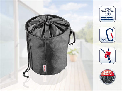 Leifheit - Clothes Hanging Hook for up to 100 Dirt-Proof Fresh Laundry