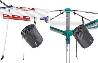 Leifheit - Clothes Hanging Hook for up to 100 Dirt-Proof Fresh Laundry