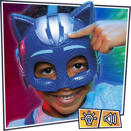 PJ Masks Unisex Kinder Owlette Deluxe Maske Set, Vorschul-Kostümspielzeug, beleuchtete Maske und Eulenflügel Zubehör für Kinder ab 3 Jahren (1 Stück)