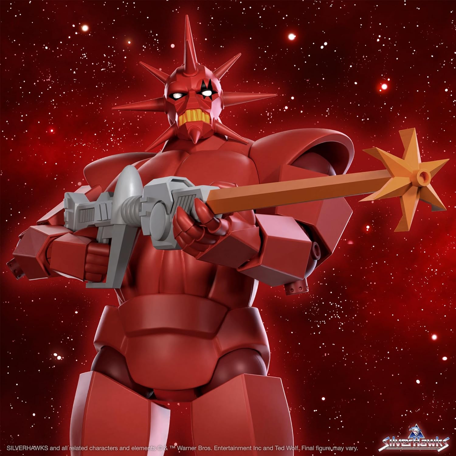 Super7 Ultimates SilverHawks Mon*Star - 7" SilverHawks Action Figure with Accessories Classic Cartoon Collectibles and Retro Toys