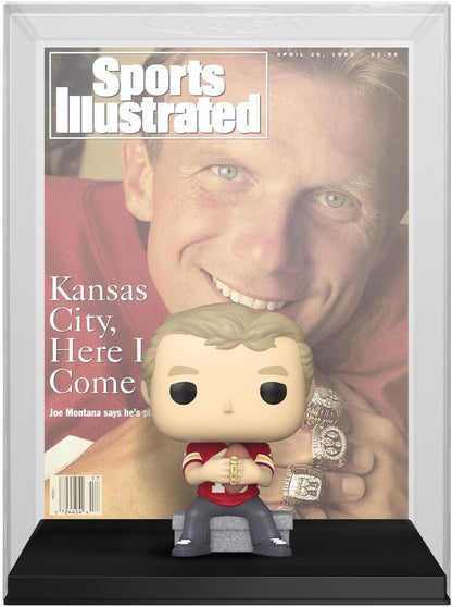 Funko Sports Illustrated Cover: NFL - Joe Montana - Figura de Vinilo Coleccionable - Idea de Regalo- Mercancia Oficial - Juguetes para Niños y Adultos - Sports Fans - Muñeco para Coleccionistas
