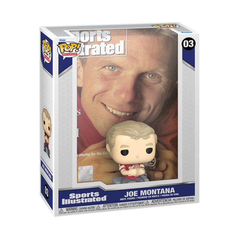 Funko Sports Illustrated Cover: NFL - Joe Montana - Figura de Vinilo Coleccionable - Idea de Regalo- Mercancia Oficial - Juguetes para Niños y Adultos - Sports Fans - Muñeco para Coleccionistas