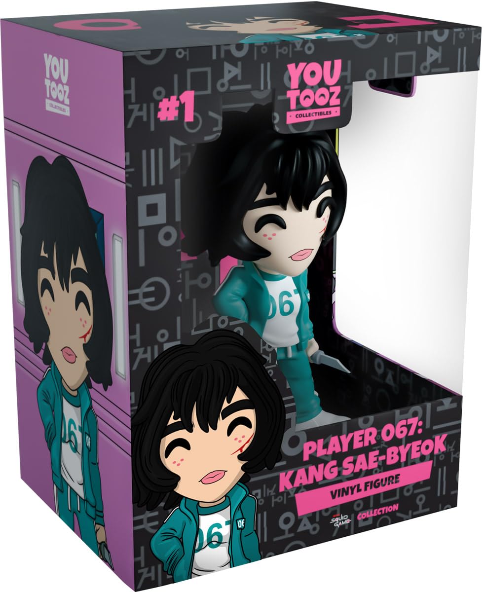 Youtooz Player 067: Kang SAE-Byeok 4.4" Inch Vinyl Figure, Collectible Kang SAE-Byeok from Squid Game by Youtooz Squid Game Collection