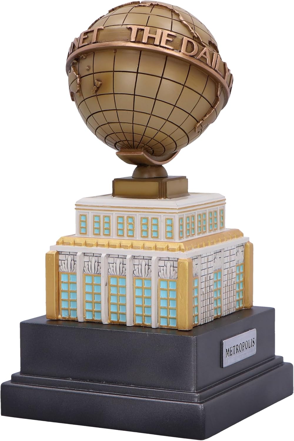 Nemesis Now DC The Daily Planet Ornament 22cm, Resin, Officially Licensed DC Merchandise, Superman The Daily Planet Tower, Superman Comics Home Decor, Cast in The Finest Resin, Expertly Hand-Painted