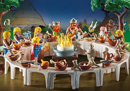 PLAYMOBIL 71680 Asterix Figurenset, Jubiläumsbox, Exklusive Sonderedition mit 10 einzigartigen Figuren, ab 5 Jahren