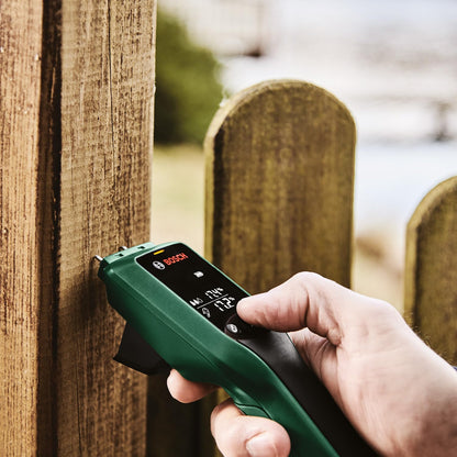 Bosch Holzfeuchtigkeitsmessgerät UniversalHumid (präzise Ergebnisse dank Holzgruppenauswahl und LED-Ampel zur einfachen Interpretation, im Karton
