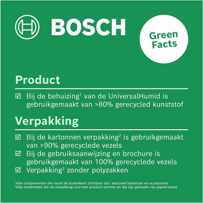 Bosch Holzfeuchtigkeitsmessgerät UniversalHumid (präzise Ergebnisse dank Holzgruppenauswahl und LED-Ampel zur einfachen Interpretation, im Karton