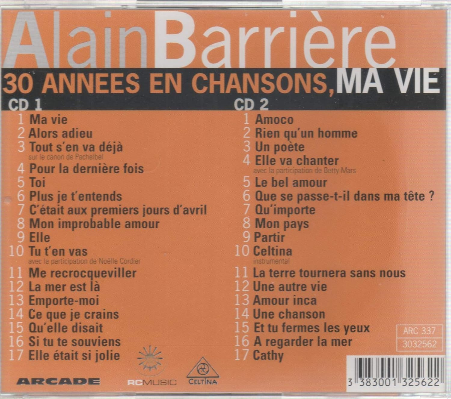 Alain Barriere Ma Vie