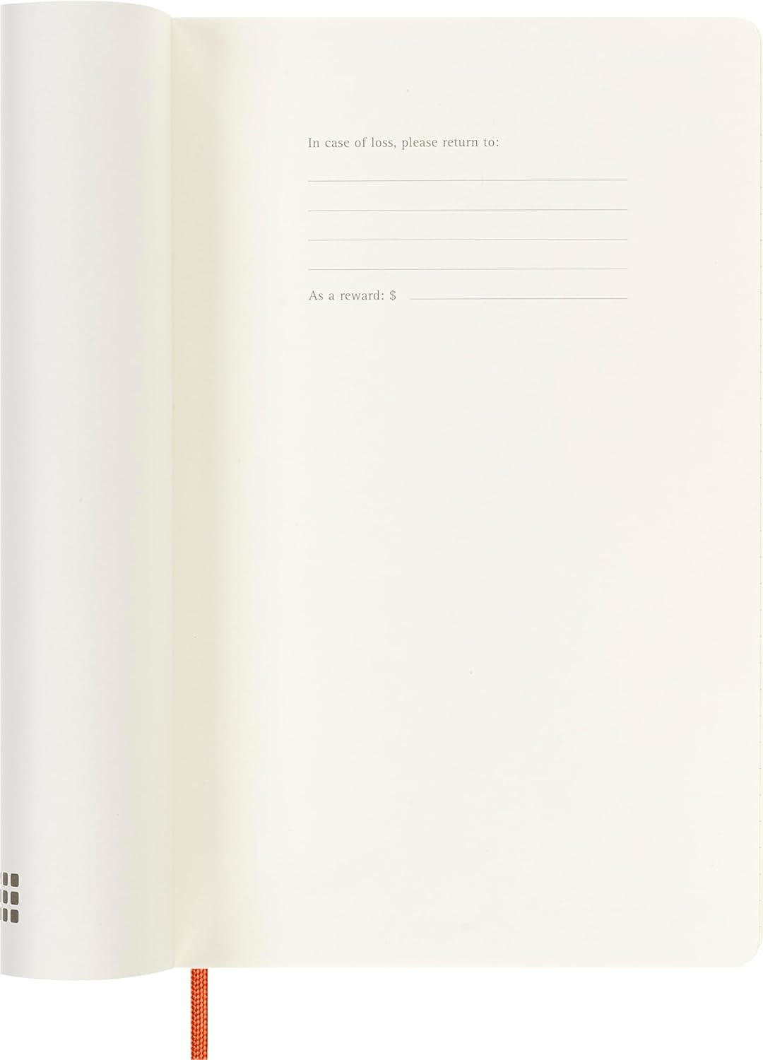 Moleskine Weekly Planner Precious and Ethical, Weekly Agenda with Space for Notes 12 Months 2025, Vegan Python-Effect Soft Cover, with Gift Box, Orange Color, Large Format 13 x 21 cm