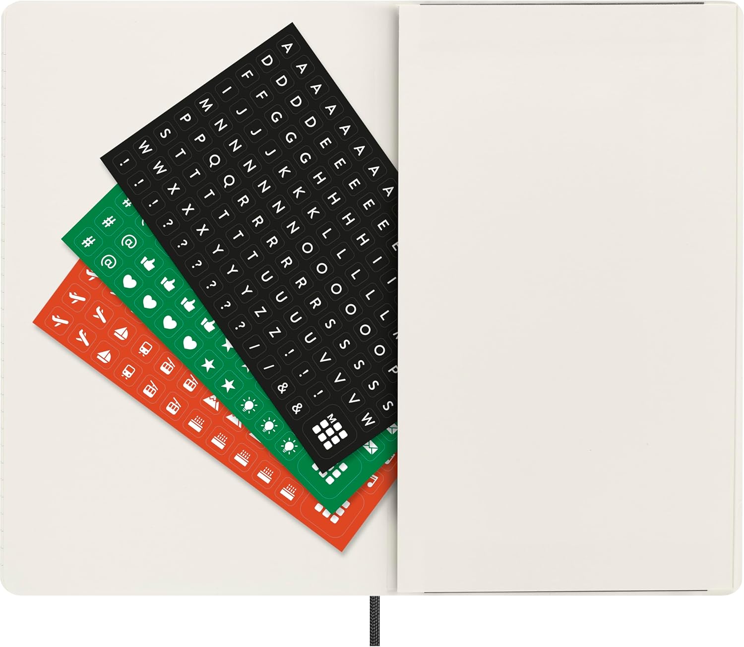Moleskine Weekly Planner Precious and Ethical, Weekly Agenda with Space for Notes 12 Months 2025, Vegan Python-Effect Soft Cover, with Gift Box, Black Color, Large Format 13 x 21 cm