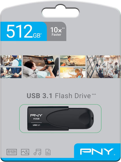 PNY USB Flash Drive Attaché 4 3.1 512GB