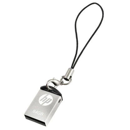 HP USB Memory GB USB 2.0 Super Mini Metal, Shockproof, Splashproof Dustproof Flash Drives v222 W hpfd222 W - 64 64GB v222