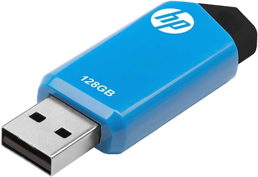 HP V150W USB Flash Drive 128GB Blue 2.0