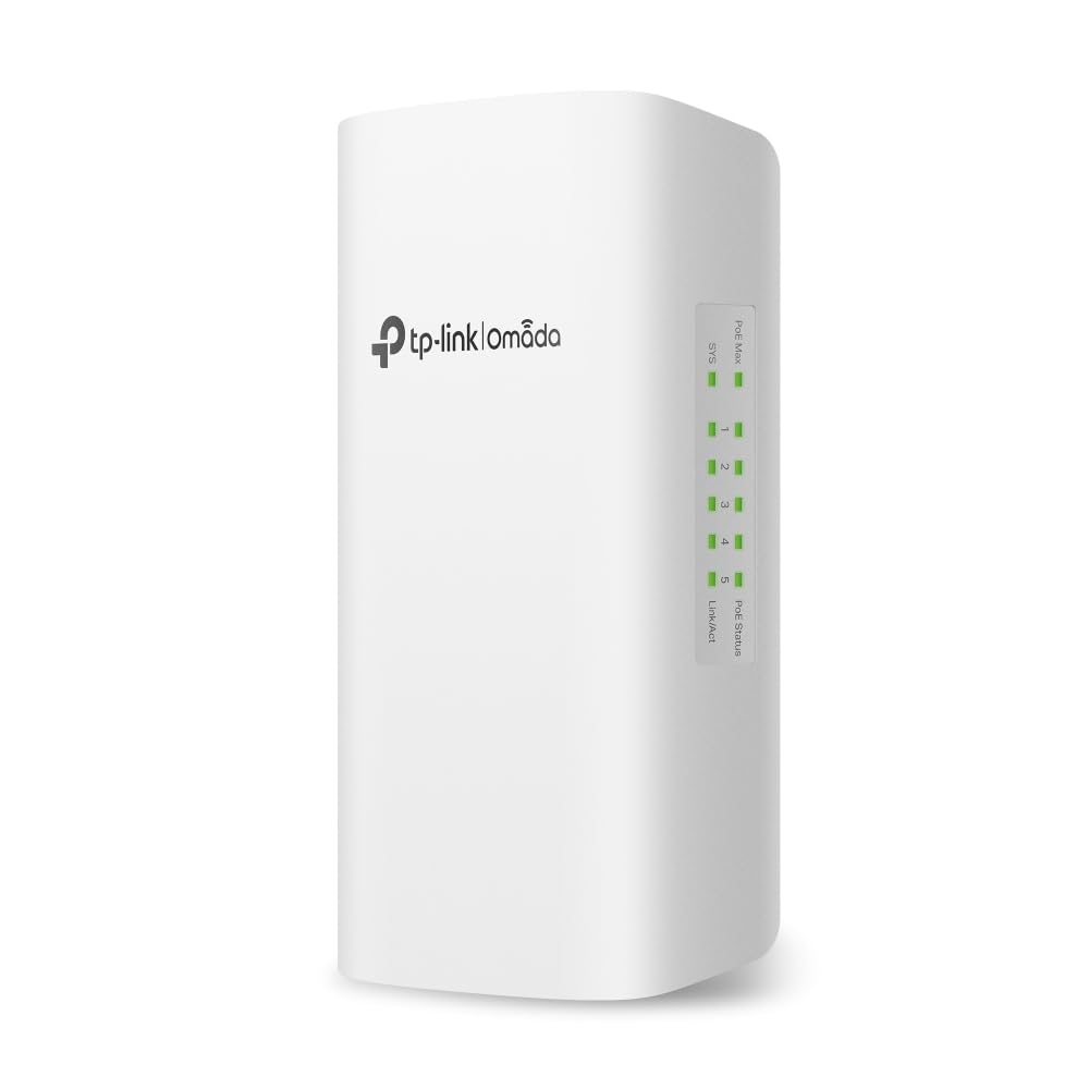 TP-LINK Omada V1.6 Switch Smart 1 x 10/100/1000 PoE++ + 4 x PoE+ Wall Mountable Pole Mount 64 W
