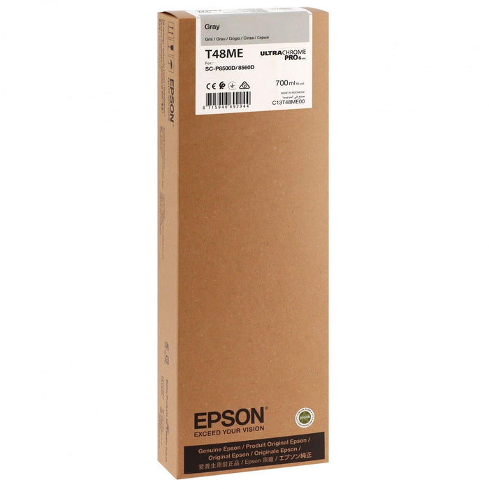 EPSON CARTUCCIA INCHIOSTRO MARCA MODELLO ink CARtridge gray T 48M 700ml T 48ME