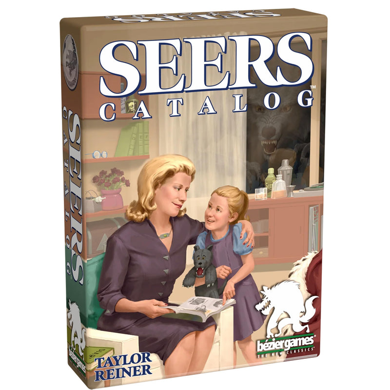 Seers Catalog Card Game by Bezier Games – Almost-Shedding, Asymmetric Abilities & Exciting Gameplay – Ages 15+, 2 to 5 Players & 30 to 45 Min Playtime – by The Creators of One Night Ultimate Werewolf