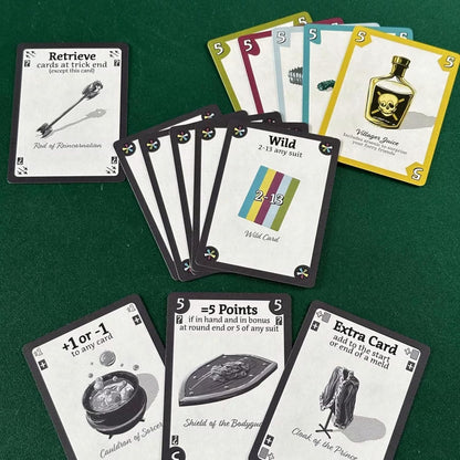 Seers Catalog Card Game by Bezier Games – Almost-Shedding, Asymmetric Abilities & Exciting Gameplay – Ages 15+, 2 to 5 Players & 30 to 45 Min Playtime – by The Creators of One Night Ultimate Werewolf