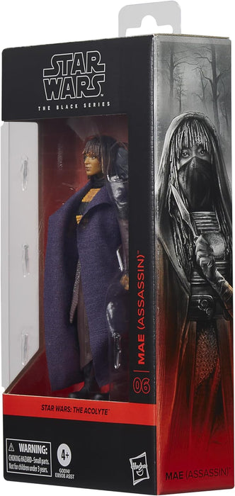 Star Wars The Black Series Mae (Assassine), Action-Figur zum Sammeln The Acolyte (Skala 15 cm)