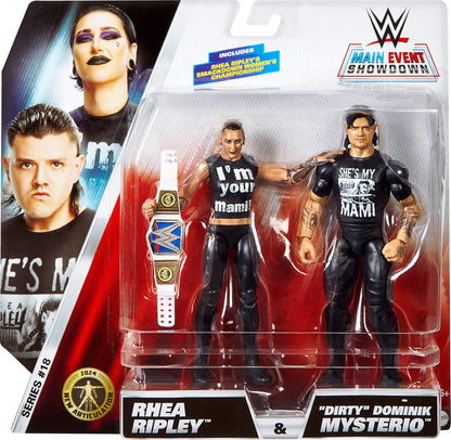 WWE Action Figure - Main Event Showdown Series #18 - Rhea Ripley &
