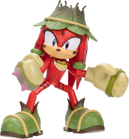 Sonic Prime 5" Knuckles The Dread Articulated Action Figure. Perfect For Any Fan. Collect The Whole Troupe with Sonic, Tails Nine, Mr. Dr. Eggman and Thorn Rose Available Too!