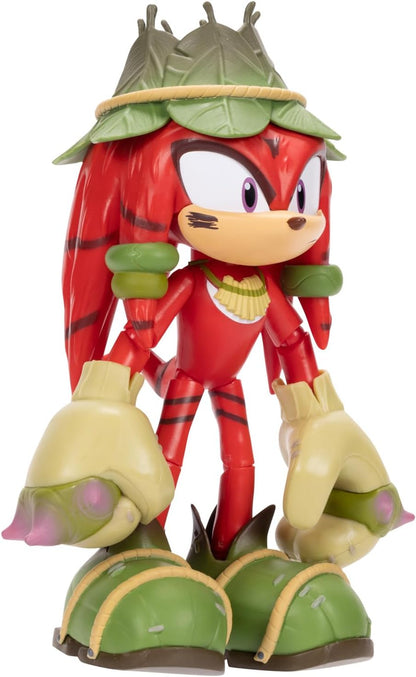 Sonic Prime 5" Knuckles The Dread Articulated Action Figure. Perfect For Any Fan. Collect The Whole Troupe with Sonic, Tails Nine, Mr. Dr. Eggman and Thorn Rose Available Too!