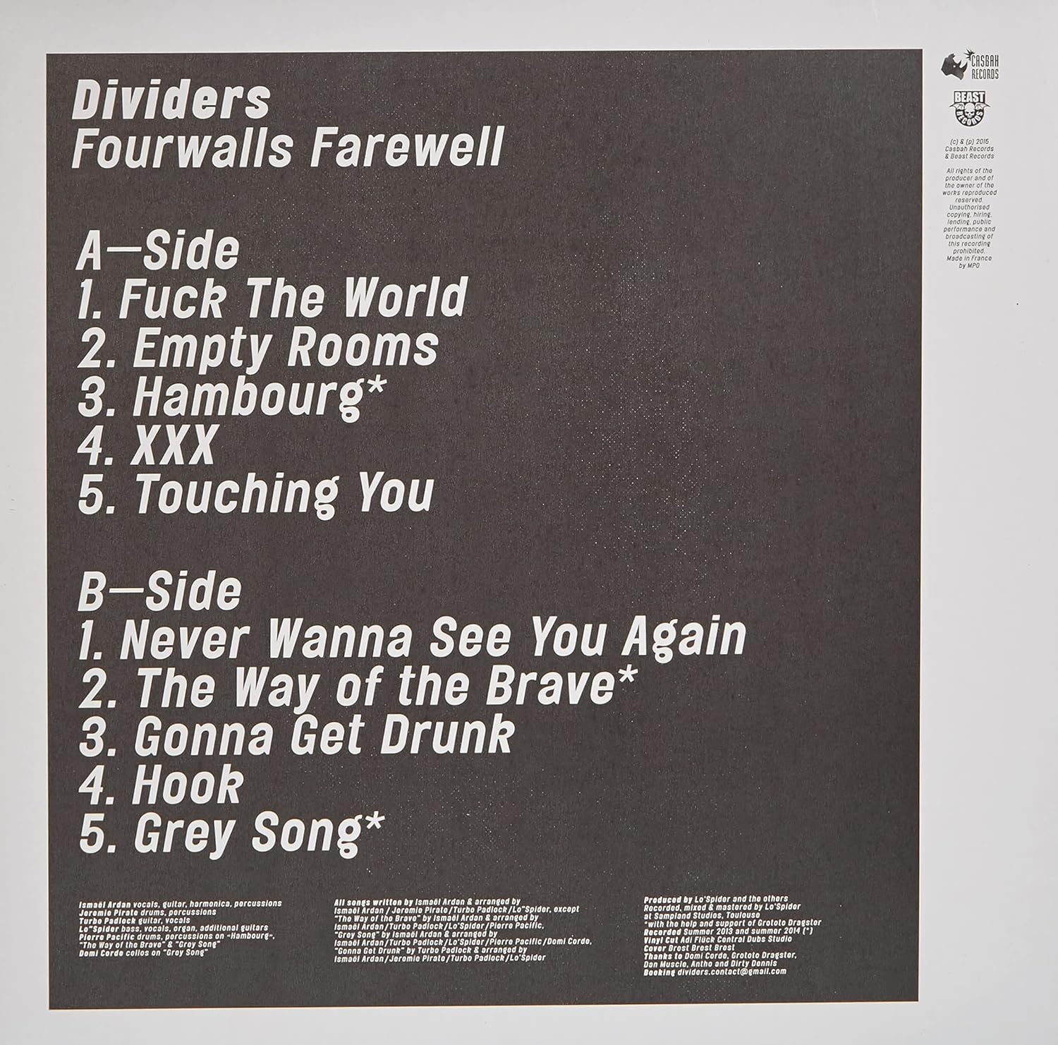 Fourwalls Farewell
